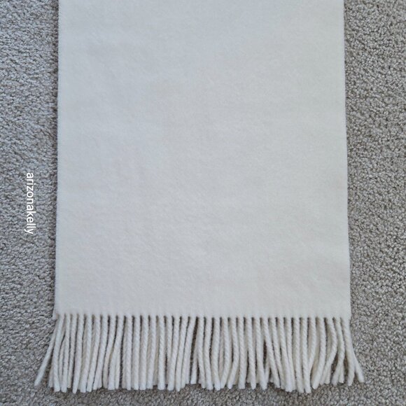 NWOT {LUXURY} Wool Cashmere Scarf Thick Soft *AMAZING* - Picture 9 of 17
